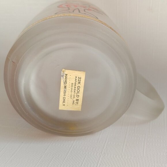 Barbary Coast Fun Club Vintage Mug Frosted 22K Gold TRIN LAS VEGAS Casino - Picture 2 of 7